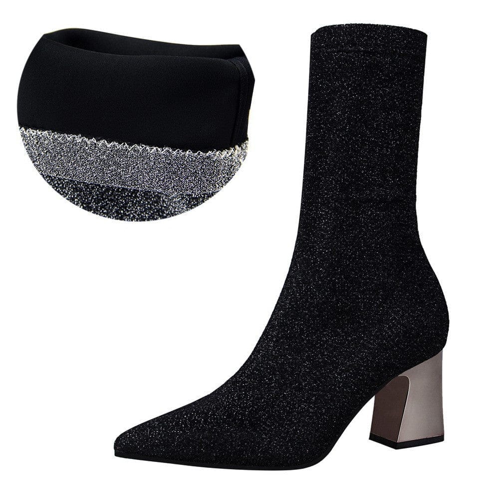 Sexy Slim Nightclub Short Tube Women Boots BENNYS