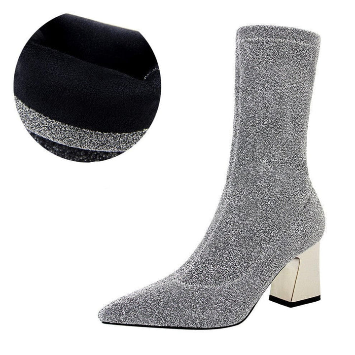 Sexy Slim Nightclub Short Tube Women Boots BENNYS