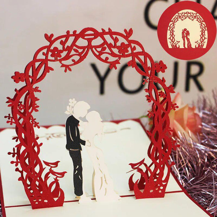 3D Pop Up Engagement Greeting Cards-Cards-Arlik interiors