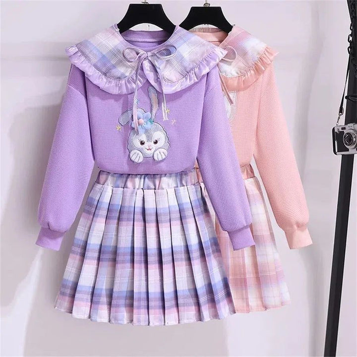 Toddles Kids Sets for Girls Suits School Uniform Outfits Dress-Bennys Beauty World