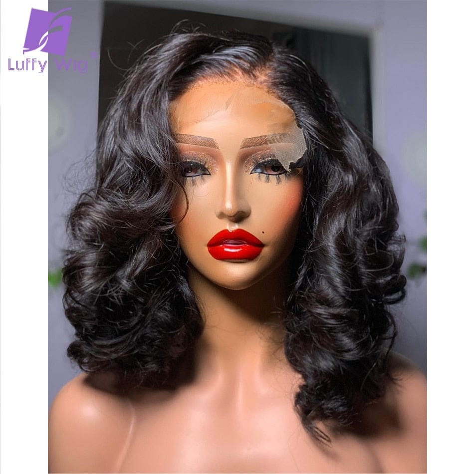 Pixie Cut Wig Curly Lace Front Wig Human Hair 13x6 Lace Front Wigs