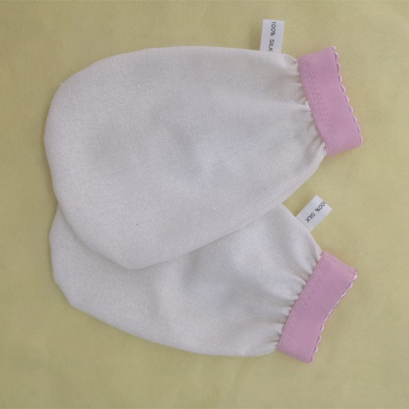 Silk exfoliating beauty scrubbing gloves BENNYS