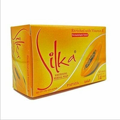 Silka papaya pure herbal papaya skin whitening soap BENNYS