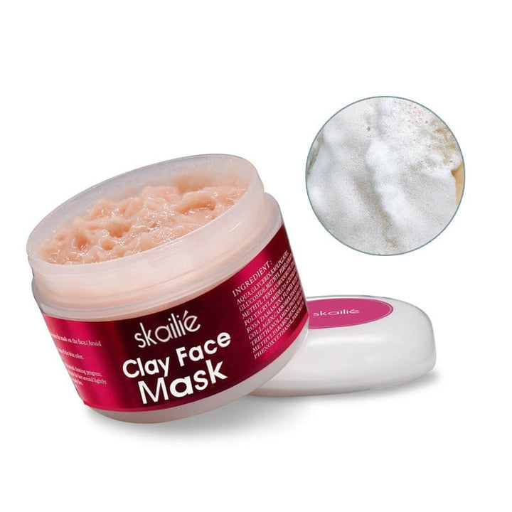 Skallie Clay Face Rose  Clean Skin Repair Mask BENNYS