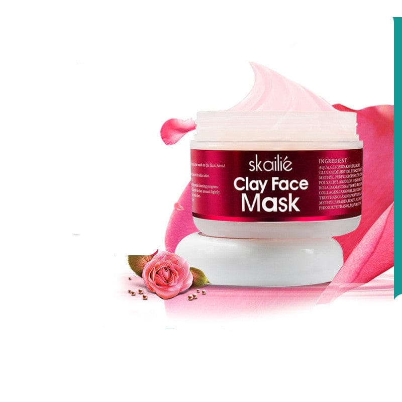 Skallie Clay Face Rose  Clean Skin Repair Mask BENNYS