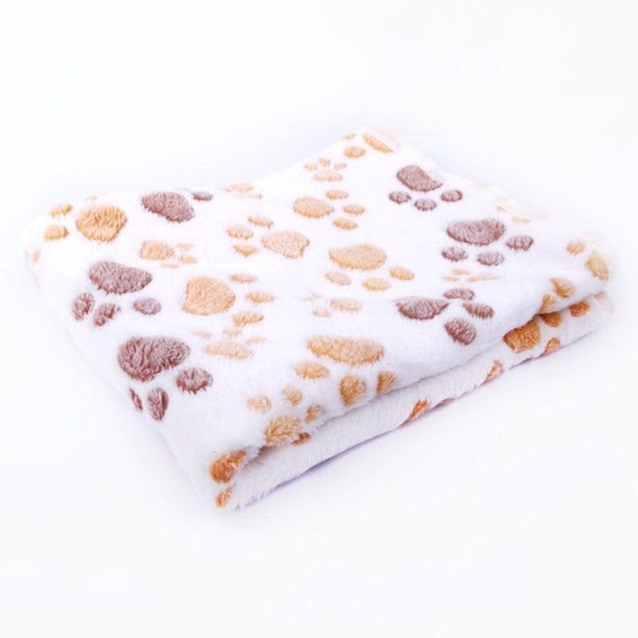 Soft Pet Blanket Winter Dog Cat Bed Mat Foot Print Warm Sleeping Mattress BENNYS