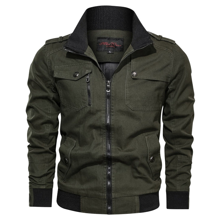 Solid color jacket stand collar jacket men BENNYS