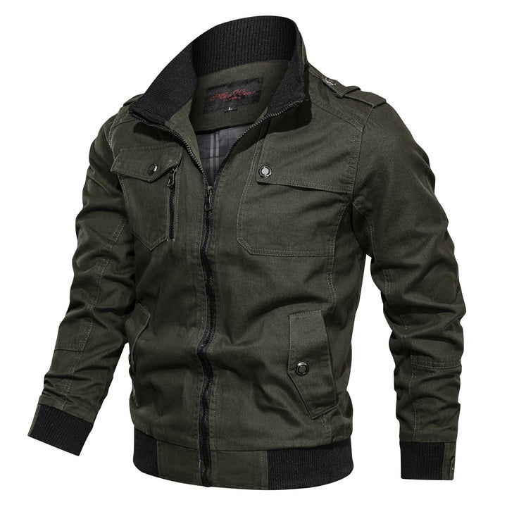Solid color jacket stand collar jacket men BENNYS