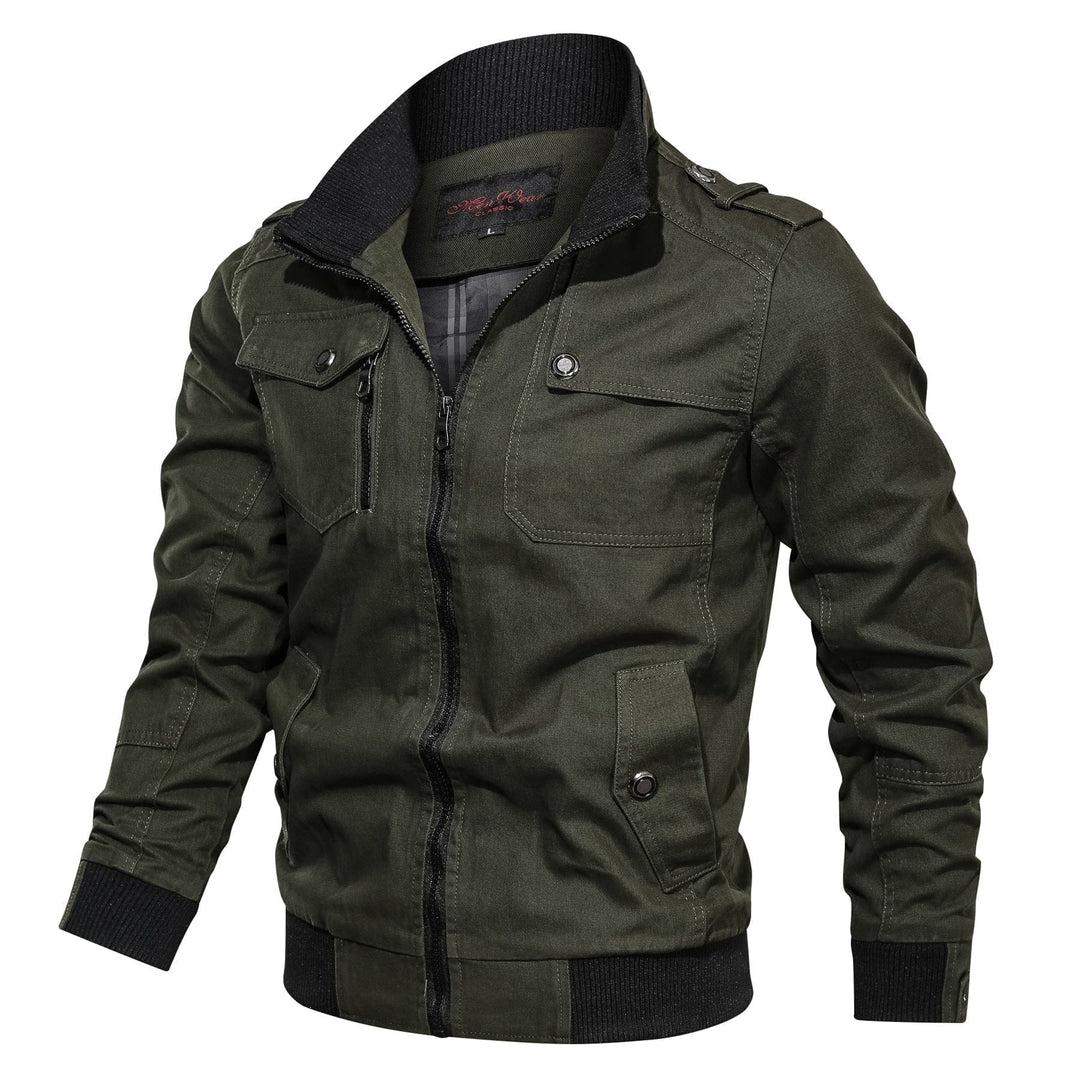 Solid color jacket stand collar jacket men BENNYS