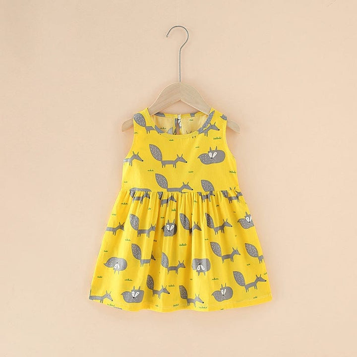 Spring And Summer New Girls' Dresses Pure Cotton BENNYS