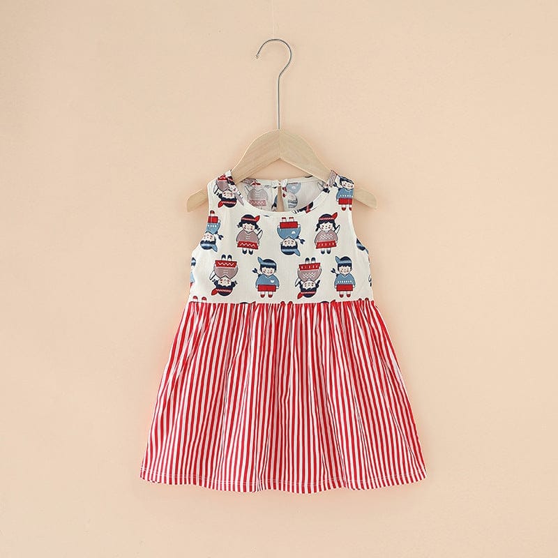 Spring And Summer New Girls' Dresses Pure Cotton BENNYS