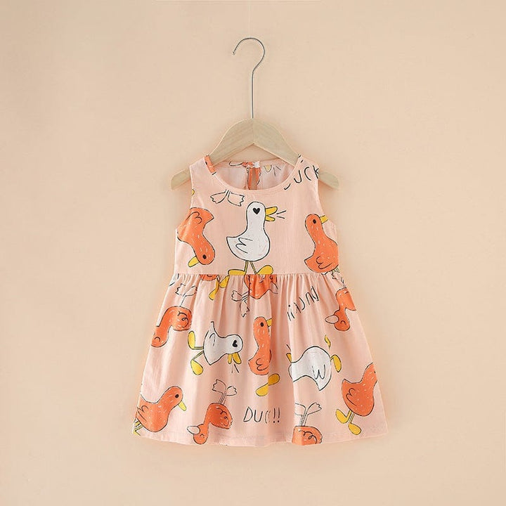 Spring And Summer New Girls' Dresses Pure Cotton BENNYS