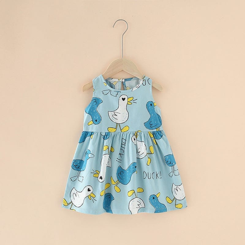 Spring And Summer New Girls' Dresses Pure Cotton BENNYS