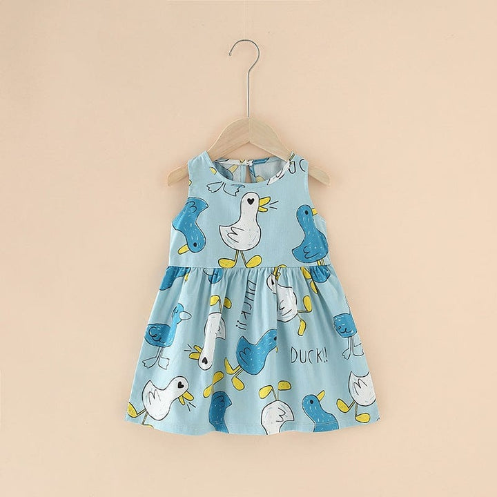 Spring And Summer New Girls' Dresses Pure Cotton BENNYS