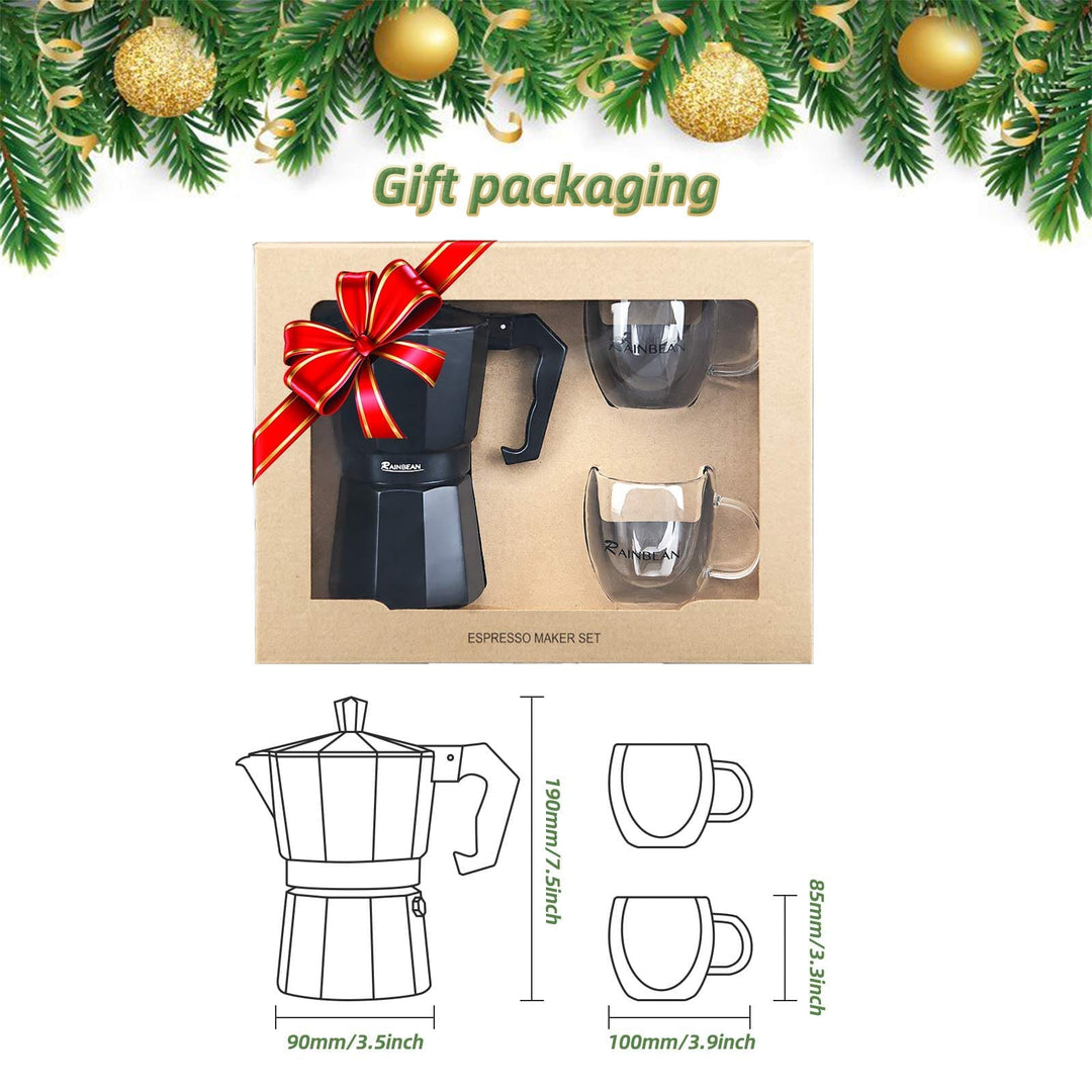 Stovetop Espresso Maker Espresso Cup Moka Pot Classic Cafe Maker BENNYS