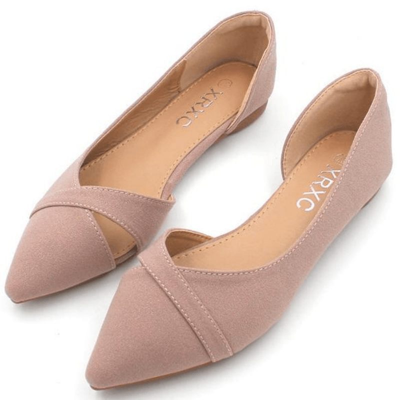 Flat shoes clearance suede