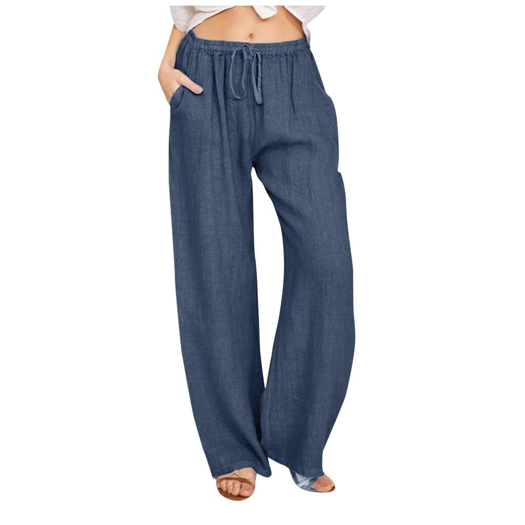 Summer Fashion Pants Plus Size 3xl Women Casual Solid Cotton Pants BENNYS