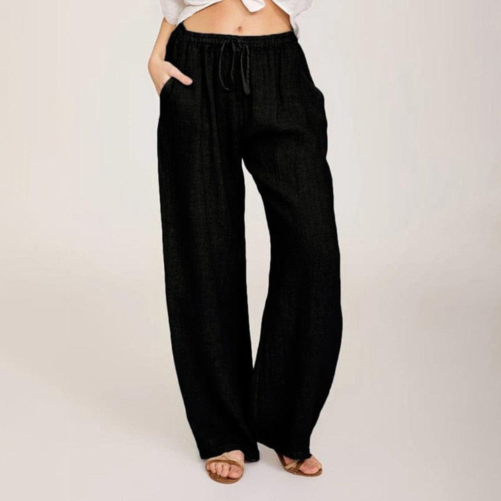 Summer Fashion Pants Plus Size 3xl Women Casual Solid Cotton Pants BENNYS