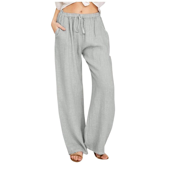 Summer Fashion Pants Plus Size 3xl Women Casual Solid Cotton Pants BENNYS