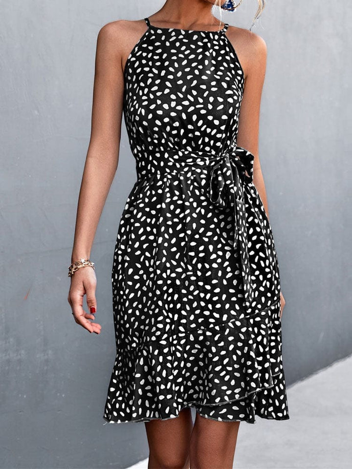 Summer Short Boho Dress Women Mini Floral Print Dress BENNYS