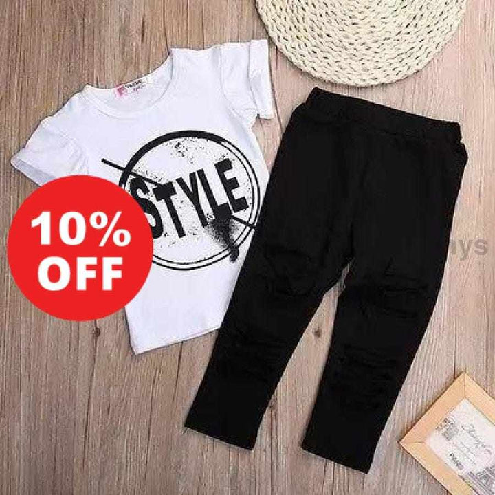 Summer Style Kids Cotton T-shirt And Leggings BENNYS