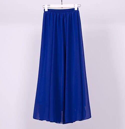 Summer Women's Maxi Skirt Two Layer Boho High Waist Skirt BENNYS