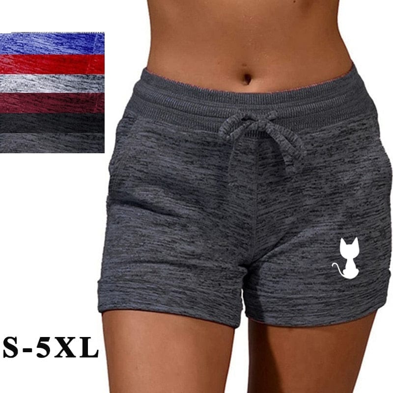 Summer Women's Printed Elastic Casual Sports Sweatpants BENNYS