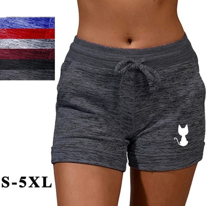Summer Women's Printed Elastic Casual Sports Sweatpants BENNYS