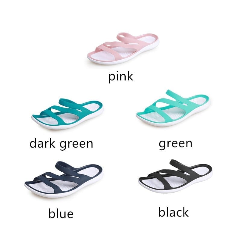 Summer Women's Slides Home Fashion Jelly Shoes BENNYS