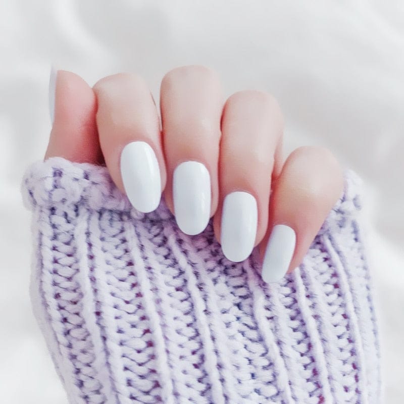 Super Long Fake Nails Coffin Glossy Artificial Press On Nails BENNYS