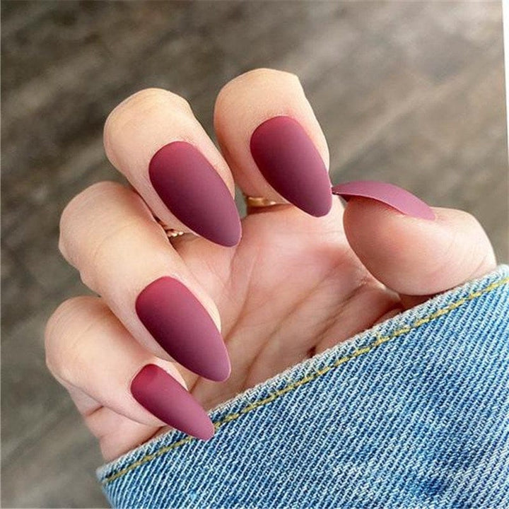 Super Long Fake Nails Coffin Glossy Artificial Press On Nails BENNYS