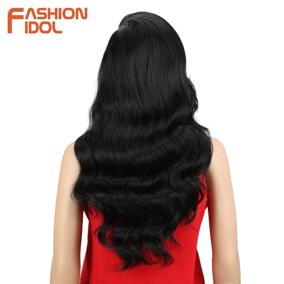 Synthetic Lace Front Wig Loose Deep Wave 24Inch OmbreWigs BENNYS