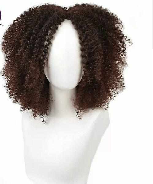 Synthetic Ombre Curly Wigs for Women Short Afro Wig BENNYS