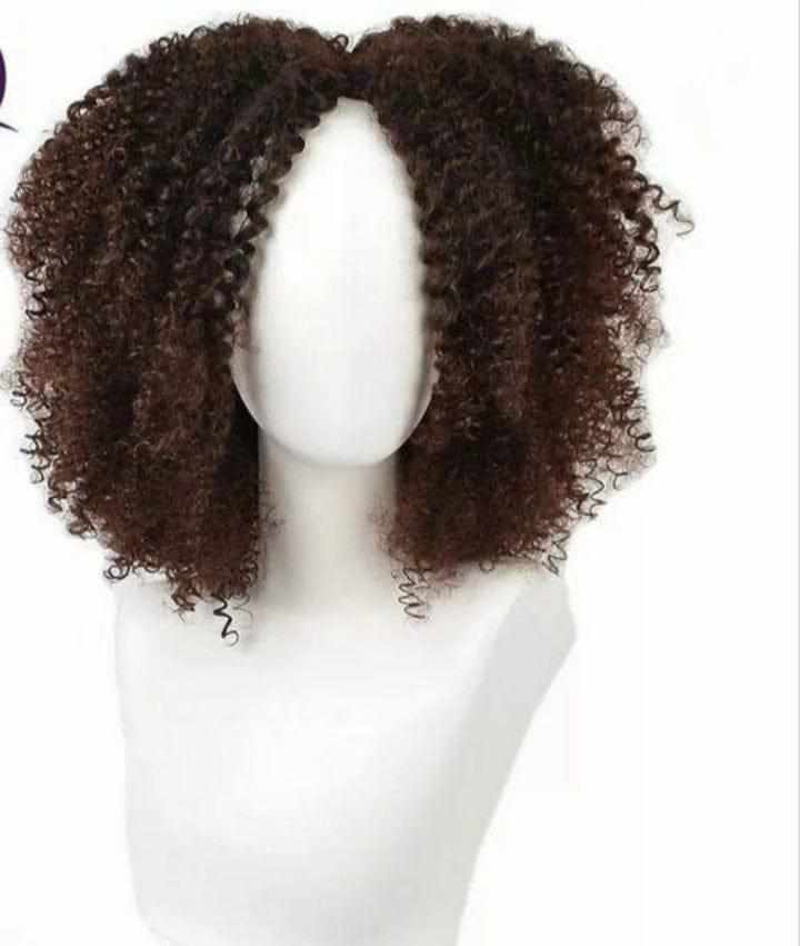 Synthetic Ombre Curly Wigs for Women Short Afro Wig BENNYS