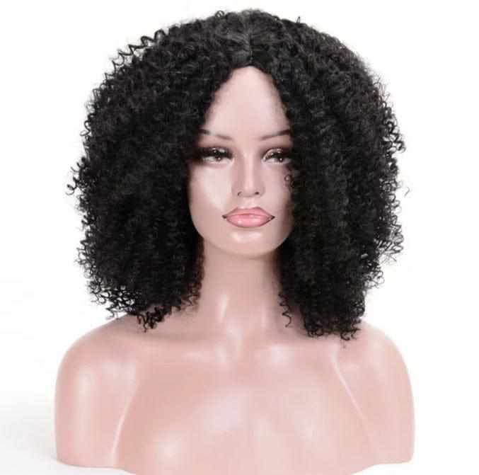 Synthetic Ombre Curly Wigs for Women Short Afro Wig BENNYS