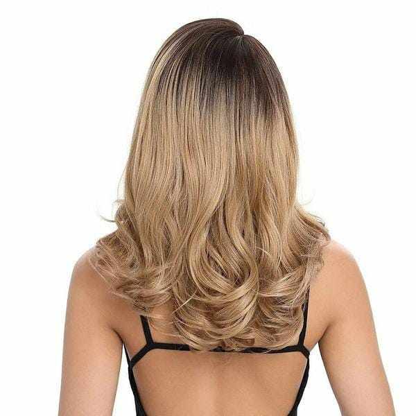 Synthetic Wig For Black Women Trendy Lace Front Loose Wave Synthetic Hair 20 Inch Ombre BENNYS