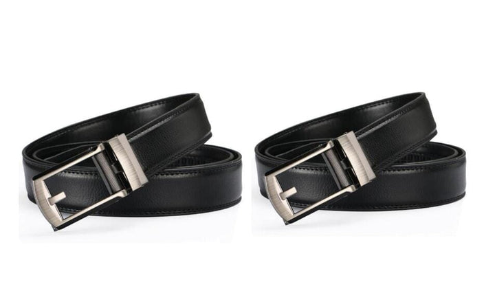 TV Belt Men's Comfort Click Fake Pin Buckle Men's Leather Belt BENNYS