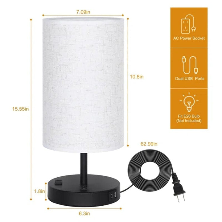 Tanashia Black Table Lamp Set BENNYS