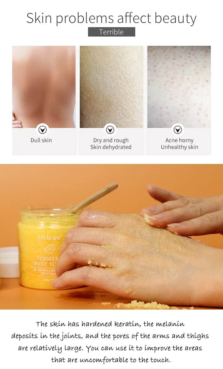 Turmeric Facial Scrub 220g Dull And Tender Skin Scrub BENNYS