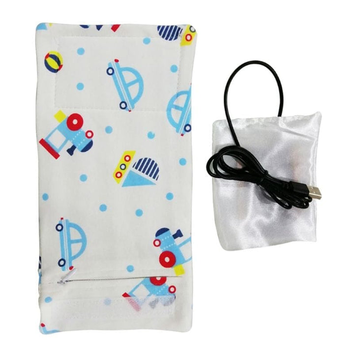USB Milk Water Warmer Travel Stroller Insulated Bag Baby Nursing Bottle Heater BENNYS