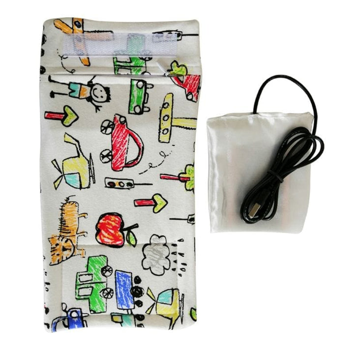 USB Milk Water Warmer Travel Stroller Insulated Bag Baby Nursing Bottle Heater BENNYS