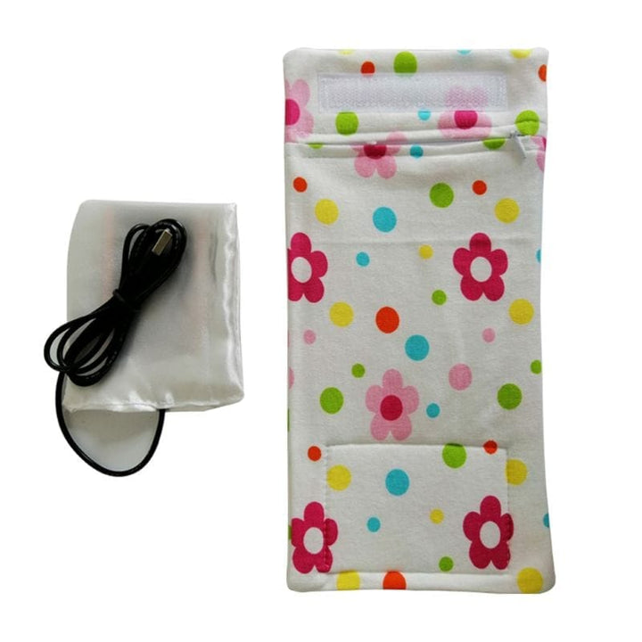 USB Milk Water Warmer Travel Stroller Insulated Bag Baby Nursing Bottle Heater BENNYS