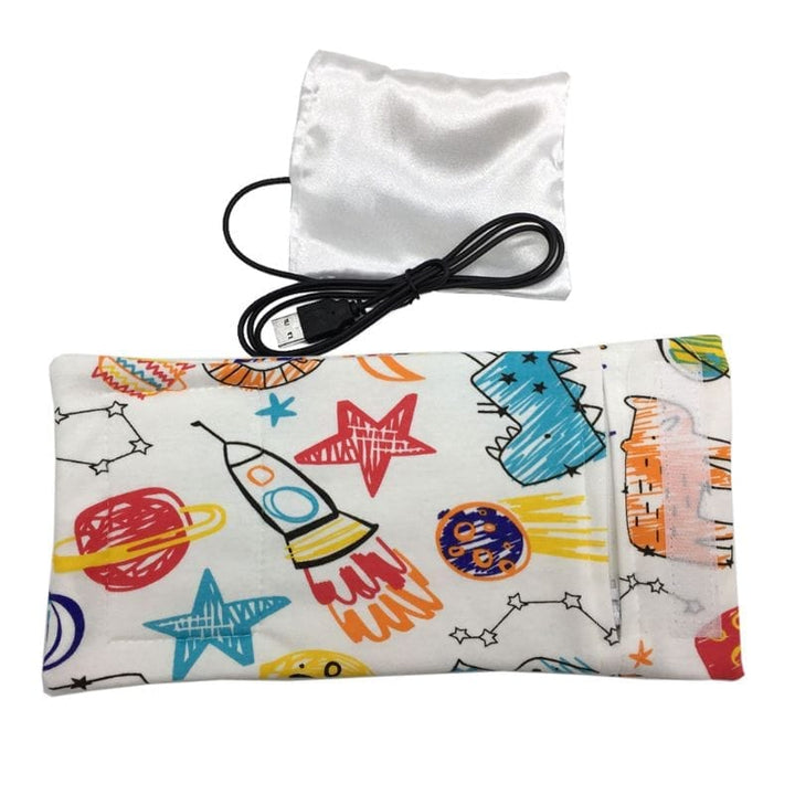 USB Milk Water Warmer Travel Stroller Insulated Bag Baby Nursing Bottle Heater BENNYS