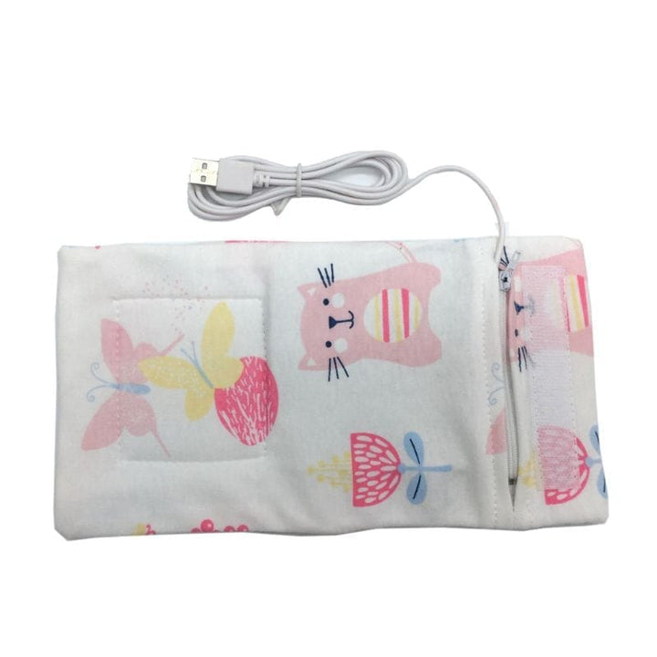 USB Milk Water Warmer Travel Stroller Insulated Bag Baby Nursing Bottle Heater BENNYS
