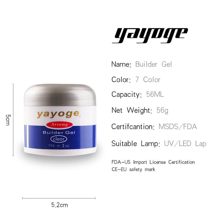 UV Poly Nail Gel For Nail Extensions Gel Polish Manicure Nail Art BENNYS