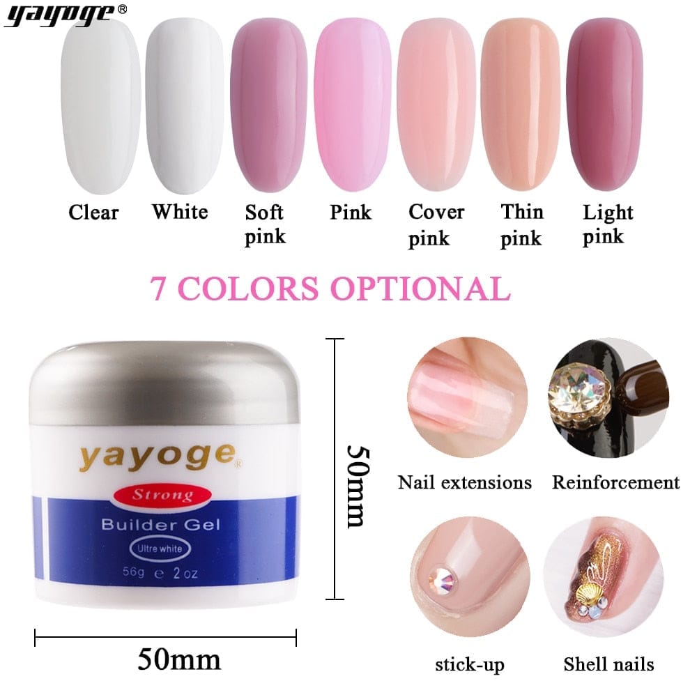 UV Poly Nail Gel For Nail Extensions Gel Polish Manicure Nail Art BENNYS