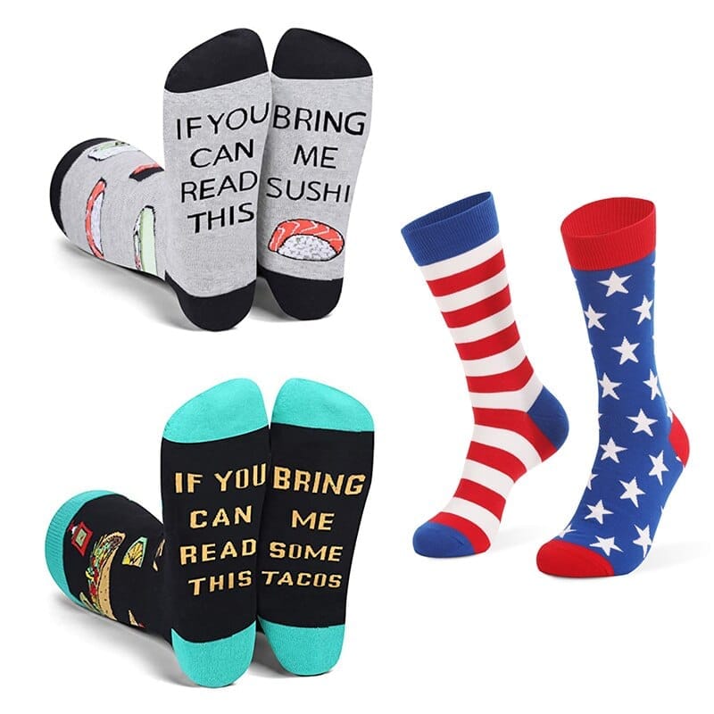 Unisex Christmas Novelty Funny Crew Socks BENNYS