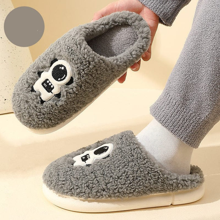 Unisex Winter Fuzzy Slippers Cozy Nonslip Furry House Shoes BENNYS