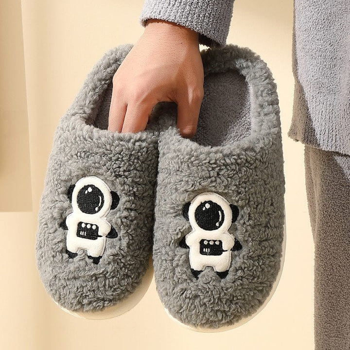 Unisex Winter Fuzzy Slippers Cozy Nonslip Furry House Shoes BENNYS