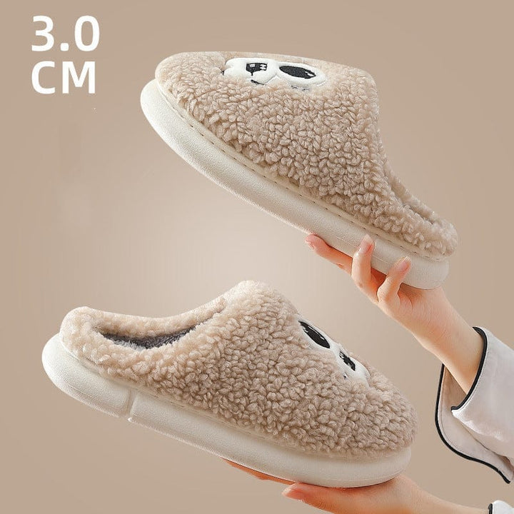 Unisex Winter Fuzzy Slippers Cozy Nonslip Furry House Shoes BENNYS